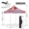 10x10 Canopy Pop Up Tent - ABLEM8CANOPY Mini Donuts 10x10 Pop Up Canopy Tent - ablem8canopy
