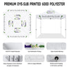 10x10 Craft Fair Tent - Pop Up Customized Canopy Tents for Handmade Soy Candles - ablem8canopy