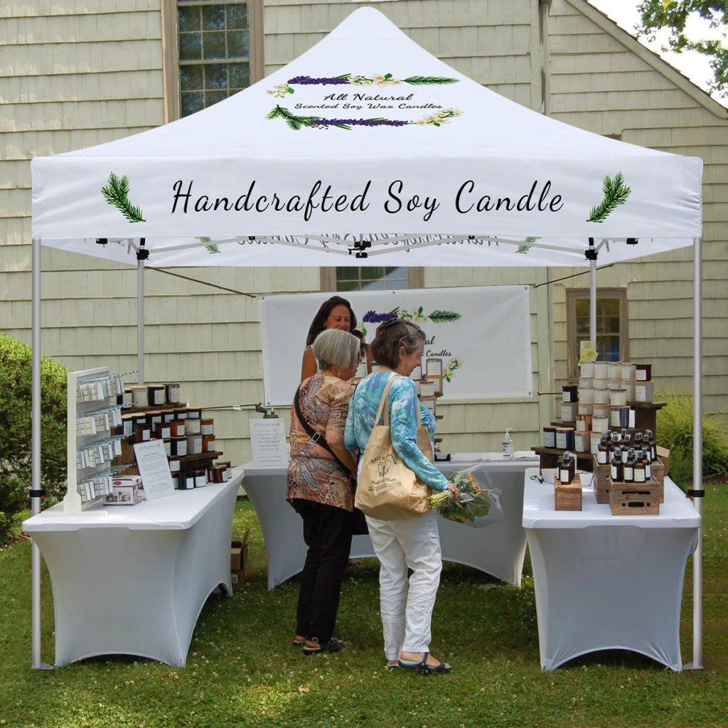 10x10 Craft Fair Tent-Pop Up Canopy Tents- ablem8canopy