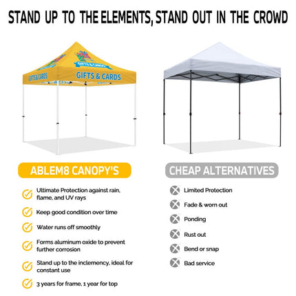10x10 Craft Show Tent - ABLEM8CANOPY Gifts&Cards 10x10 waterproof Canopies for Tents - ablem8canopy