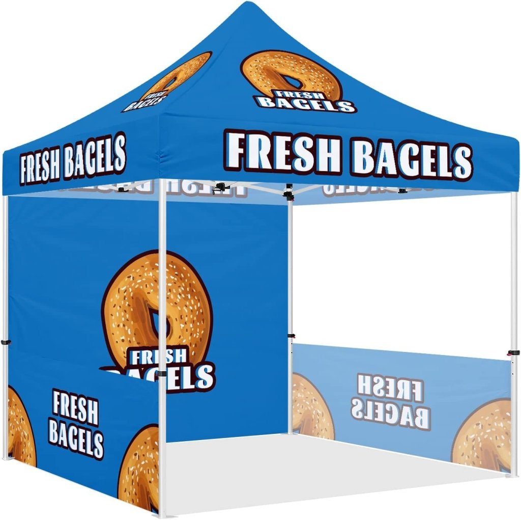 10x10 Food Vendor Tent-Canopy Tent for Outside for Bagel Bread Bakery Booth