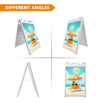 24x36" A-Frame Sidewalk Sign – Folding Double-Sided Outdoor Display for Business