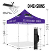 ABLEM8CANOPY 10x10 Elderberry Syrup Canopy Tent Pop Up - ablem8canopy