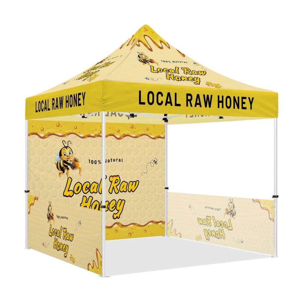 tent business 10x10 Outdoor Canopy Tent with sides-ablem8canopy 1 full and 2 half walls