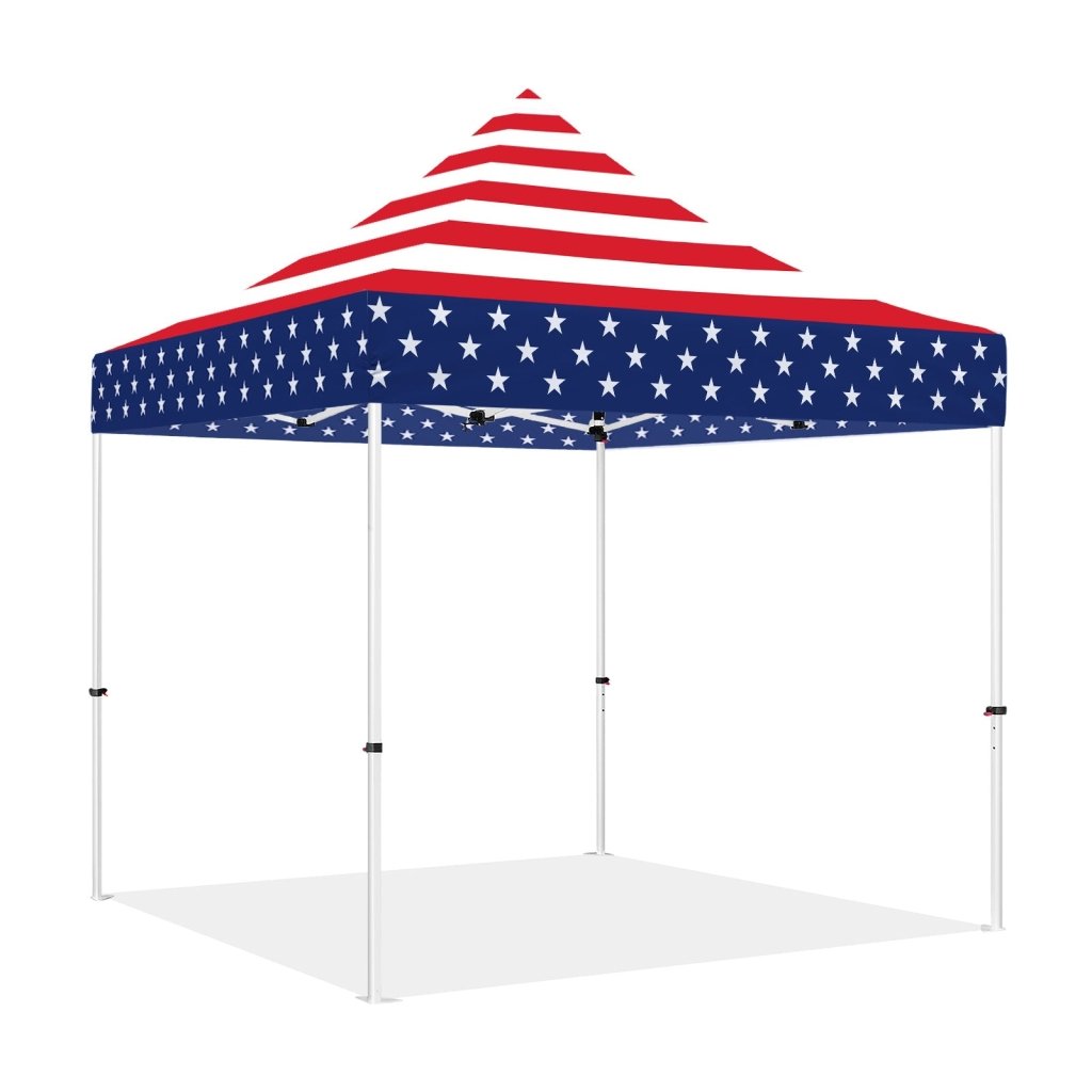 tent flag 10x10 Pop Up Canopy Tent-American Flag