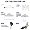 ABLEM8CANOPY 10x10 Pop Up Canopy Tent - Boho - ablem8canopy