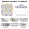 ABLEM8CANOPY 10x10 Pop Up Canopy Tent - Boho - ablem8canopy