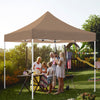 ABLEM8CANOPY 10x10 Pop Up Canopy Tent - Coffee - ablem8canopy
