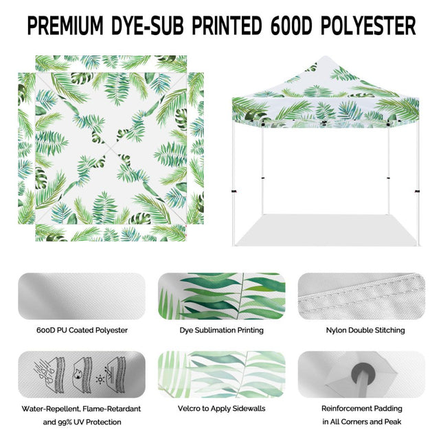 ABLEM8CANOPY 10x10 Pop Up Canopy Tent - Jungle - ablem8canopy
