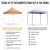 ABLEM8CANOPY 10x10 Pop Up Canopy Tent - Leaves - ablem8canopy