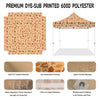ABLEM8CANOPY 10x10 Pop Up Canopy Tent - Leaves - ablem8canopy