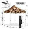 ABLEM8CANOPY 10x10 Pop Up Canopy Tent - Leopard - ablem8canopy