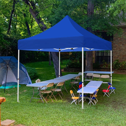 ABLEM8CANOPY 10x10 Pop Up Canopy Tent - Sapphire - ablem8canopy