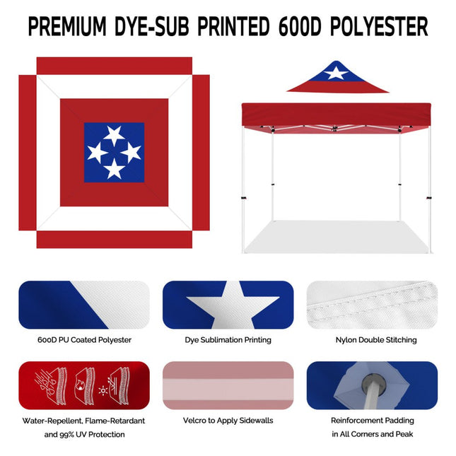 ABLEM8CANOPY 10x10 Pop Up Canopy Tent - Shield - ablem8canopy
