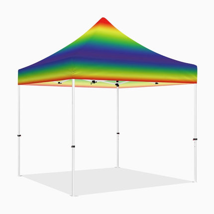 ABLEM8CANOPY 10x10 Pop Up Rainbow Canopy Tent - ablem8canopy