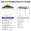 ABLEM8CANOPY 10x10 Pop Up Rainbow Canopy Tent - ablem8canopy
