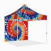 ABLEM8CANOPY 10x10 Pop Up Tie Dye Canopy Tent - ablem8canopy