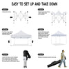 ABLEM8CANOPY 10x10 Pop Up White Canopy Tents - ablem8canopy