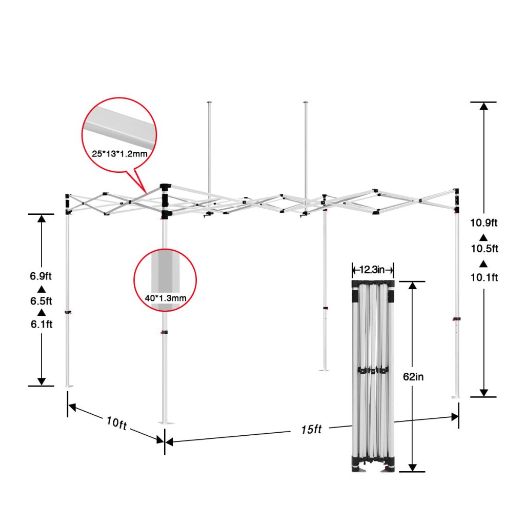 Aluminum Canopy Frame - ablem8canopy