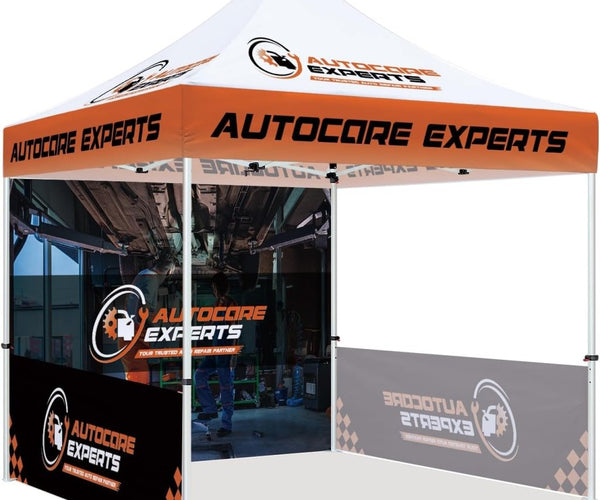 ABLEM8CANOPY AUTOCGRE EXPERTS 10x10 Canopy Tents with 1 full and 2 half walls