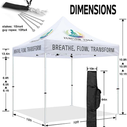 ABLEM8CANOPY BREATHE FLOW TRANSFORM 10x10 Canopy Tent - ablem8canopy