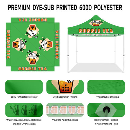 ABLEM8CANOPY Bubble Tea 10x10 pop up canopy tent - ablem8canopy