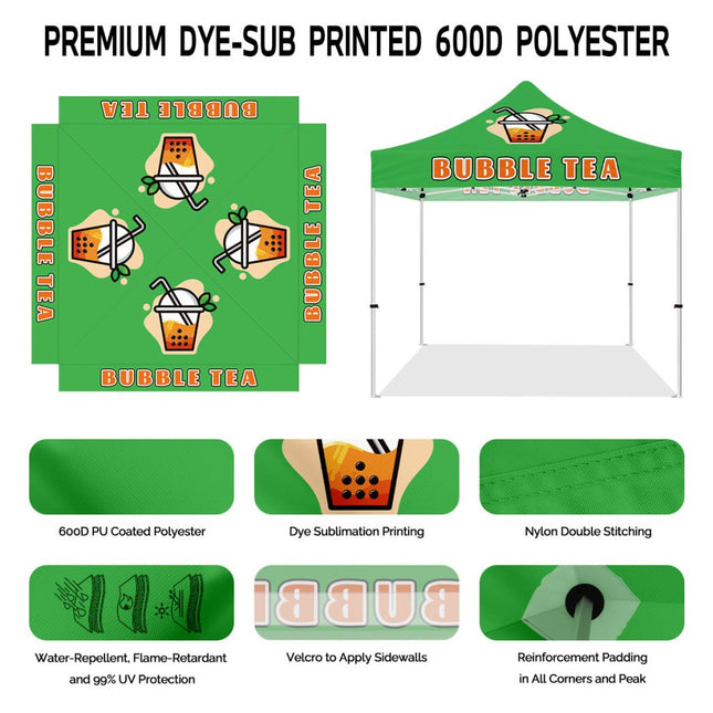 ABLEM8CANOPY Bubble Tea 10x10 pop up canopy tent - ablem8canopy