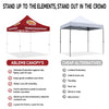 ABLEM8CANOPY Cinnamon Roasted Almonds 10 x 10 canopy tent with sidewalls - ablem8canopy