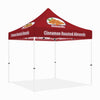 ABLEM8CANOPY Cinnamon Roasted Almonds 10 x 10 canopy tent with sidewalls - ablem8canopy