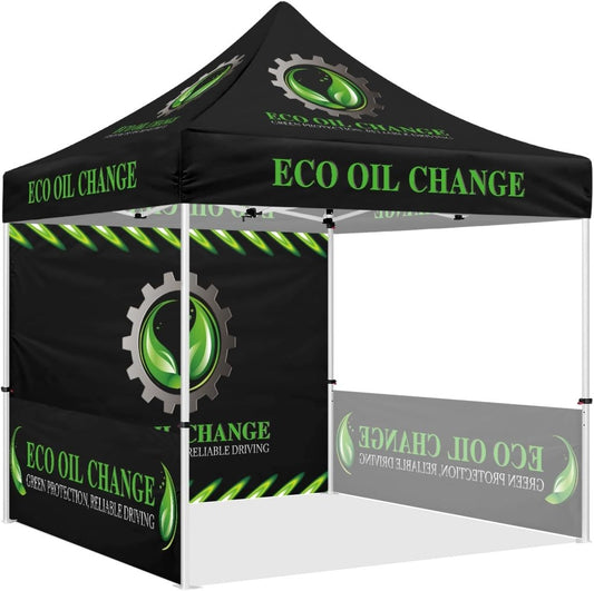 ABLEM8CANOPY ECO OIL CHANGE 10x10 Canopy With Side Tent - ablem8canopy
