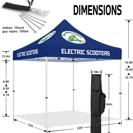 ABLEM8CANOPY ELECTRIC SCOOTERS 10x10 Best Waterproof Canopy Tent - ablem8canopy