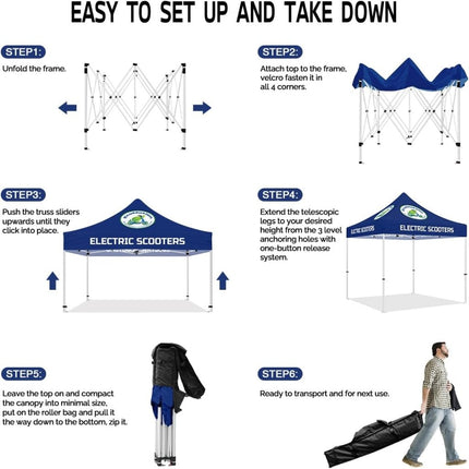 ABLEM8CANOPY ELECTRIC SCOOTERS 10x10 Best Waterproof Canopy Tent - ablem8canopy