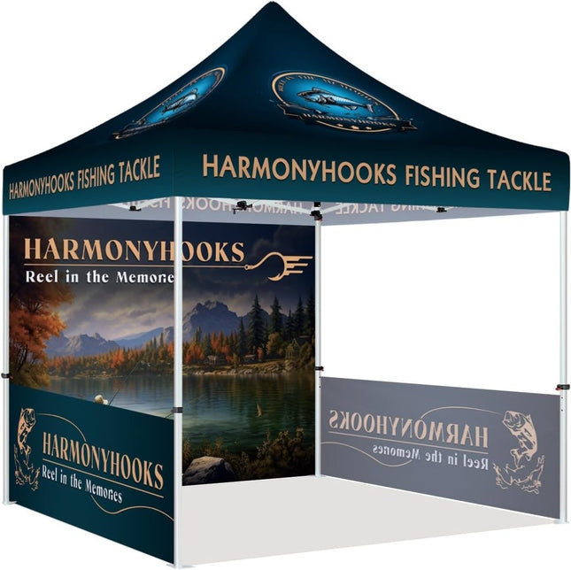 ABLEM8CANOPY Harmonyhooks Fishing Tackle 10x10 Professional Canopy Tent - ablem8canopy
