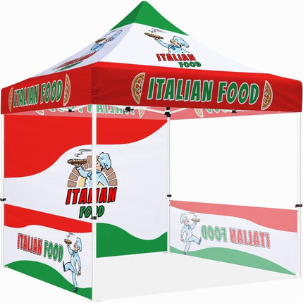 ABLEM8CANOPY Italian Food 10x10 heavy duty canopy tent - ablem8canopy