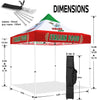 ABLEM8CANOPY Italian Food 10x10 heavy duty canopy tent - ablem8canopy