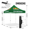 ABLEM8CANOPY Local Farm Produce 10x10 Pop Up Sun Canopy Tent - ablem8canopy