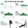 ABLEM8CANOPY Local Farm Produce 10x10 Pop Up Sun Canopy Tent - ablem8canopy