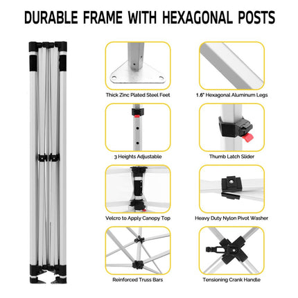 ABLEM8CANOPY Local Fruits 10x10 Pop Up Branded Canopy Tents - ablem8canopy