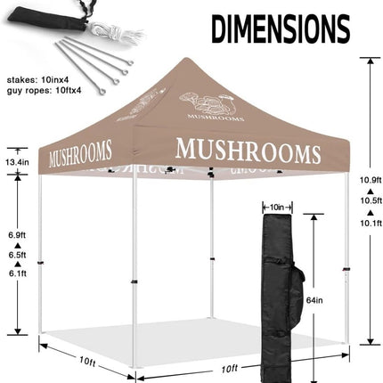 ABLEM8CANOPY Mushroom Concession 10x10 Best Rated Canopy Tents - ablem8canopy