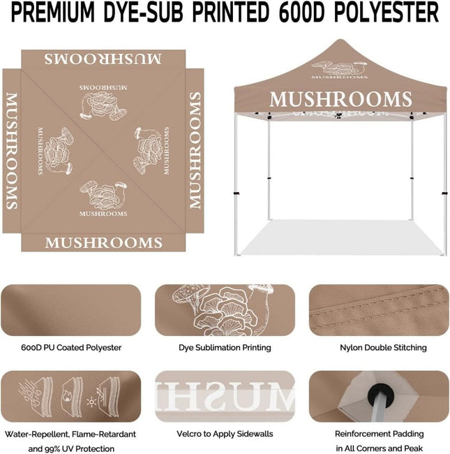ABLEM8CANOPY Mushroom Concession 10x10 Best Rated Canopy Tents - ablem8canopy