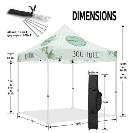 ABLEM8CANOPY Outdoor 10x10 Collapsible Tent Canopy for Boutique - ablem8canopy
