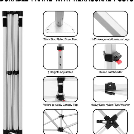 ABLEM8CANOPY RV SERVICE 10x10 Canopy Tent - ablem8canopy