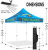 ABLEM8CANOPY Seafood 10x10 Pop Up Tents and Canopies - ablem8canopy