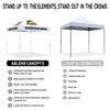 ABLEM8CANOPY Sourdough Bread 10x10 Pop Up Shade Canopy Tent - ablem8canopy