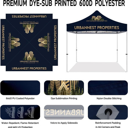 ABLEM8CANOPY Urbannest Properties Tackle 10x10 Diy Canopy Tent Outdoor - ablem8canopy