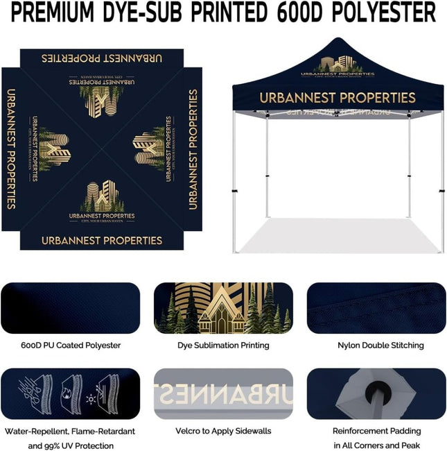ABLEM8CANOPY Urbannest Properties Tackle 10x10 Diy Canopy Tent Outdoor - ablem8canopy