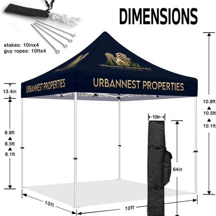 ABLEM8CANOPY Urbannest Properties Tackle 10x10 Diy Canopy Tent Outdoor - ablem8canopy