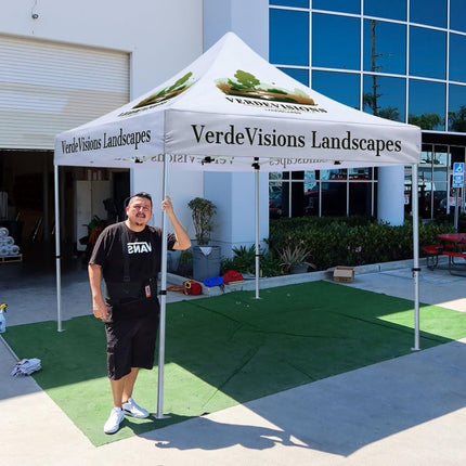 ABLEM8CANOPY Verde Visions Landscapes 10x10 Canopy Tents with Sidewalls - ablem8canopy
