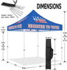 ABLEM8CANOPY Voter Registration 10x10 Commercial Pop Up Canopy Tents - ablem8canopy