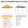 ABLEM8CANOPY Waffle 10x10 Pop Up Canopy Tent With Sides - ablem8canopy